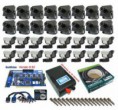 Kit Cftv 16 Câmeras Ccd 480 Linhas Com Placa Geovision