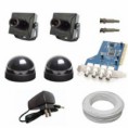 Kit CFTV Completo 2 Câmeras de Segurança Placa de Captura VTSK Acessórios